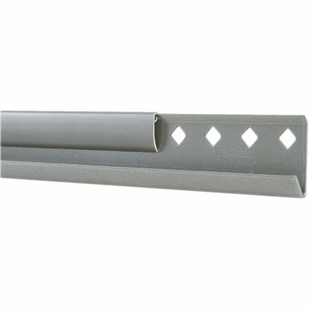 ORGANIZED LIVING FreedomRail 42 In. Nickel Horizontal Hanging Rail with Cover 7913454245